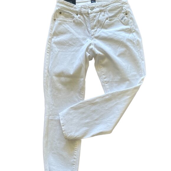 NWT GAP Curvy True Skinny Stretch Ankle Jeans in Optic White 27 Petite - Picture 5 of 11
